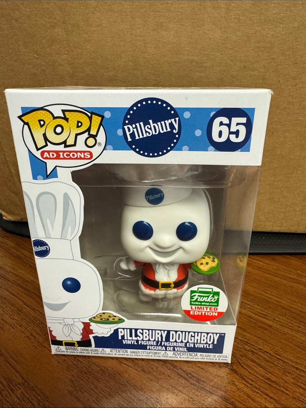 Funko POP! Pillsbury Doughboy Vinyl Figure White Blue Red